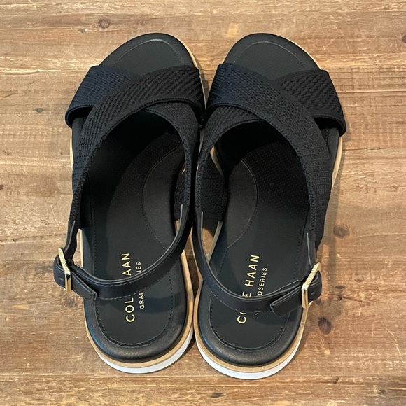 Cole Haan Shoes Cole Haan Mikaela Stitchlite Sandal In Black Size 7